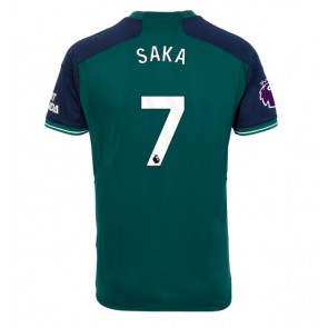 Maillot de foot Arsenal Bukayo Saka #7 Troisième 2023-24 Manches Courte